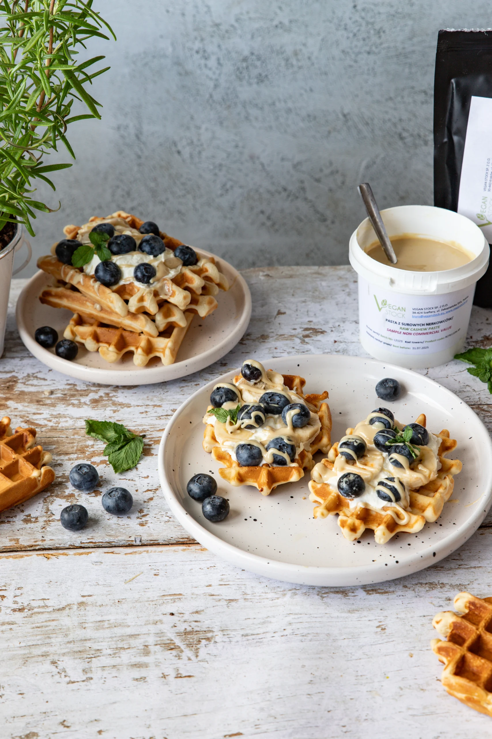 plant-based waffles