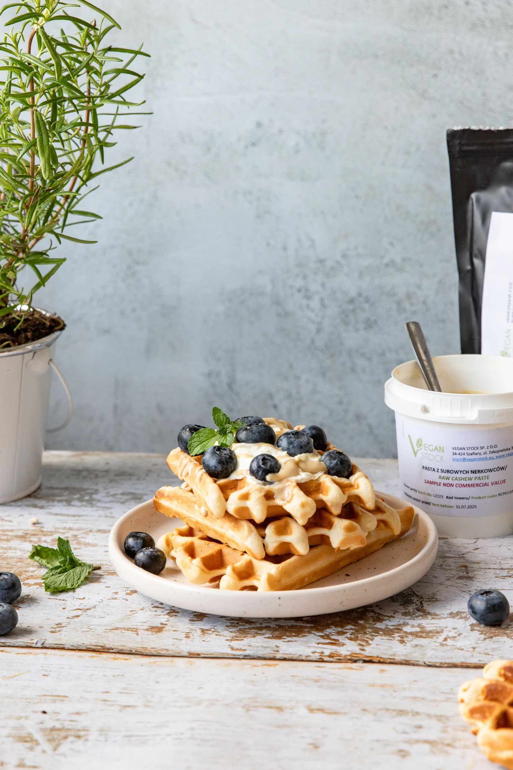 plant-based waffles