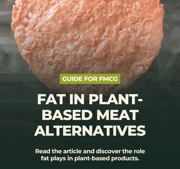 Fat in plant-based meat alternatives: a carrier of flavour, juiciness and texture